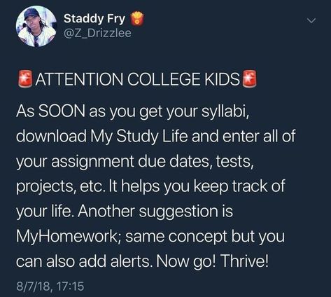 I'm not too sure if this works because I'm not in college yet. But for them college kids.. LET ME KNOW! Studie Hacks, 1000 Lifehacks, Planning School, Studera Motivation, College Student Hacks, College Life Hacks, College Survival, High School Hacks, College Organization