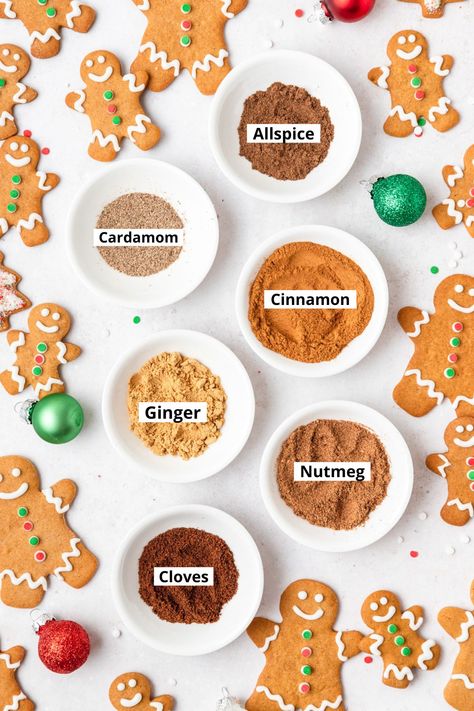 Gingerbread Spice Mix Recipe, Christmas Spice Cookies, Gingerbread Seasoning, Gingerbread Spice Recipe, Homemade Gingerbread Cookies, Tart Cookies, Turtle Room, Gingerbread Cookie Dough, Gingerbread Spice