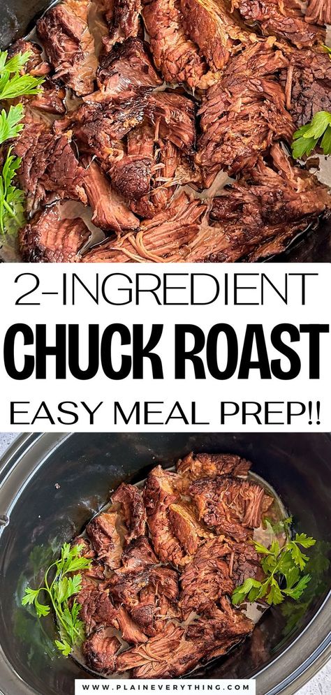 Easy Crock Pot Beef Chuck Roast Recipe Crock Pot Recipes Chuck Roast, Chuck Roast In Crockpot Recipe, Shredded Beef Chuck Roast, Frozen Pot Roast In Crockpot, Easy Crock Pot Chuck Roast, Slow Cooked Beef Chuck, How To Make Chuck Roast In Crock Pot, Chuck Roast Crock Pot Recipes Ranch Packet, Beef Roast Crockpot Recipes Healthy