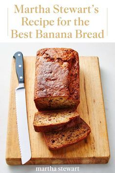 Banana Bread Recipe Martha Stewart, Martha Stewart Banana Bread, Banana Bread Martha Stewart, Recipe For Banana Bread, The Best Banana Bread Recipe, Best Banana Bread Recipe, Bread Biscuits, Dessert Breads, The Best Banana Bread