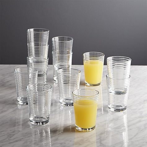 Modern Drinking Glasses, Juice Glass Set, Fancy Kitchen, Dinner Ware, Barrel Rings, Citrus Juice, Garage Apartment, Cool Glasses, Juice Glasses