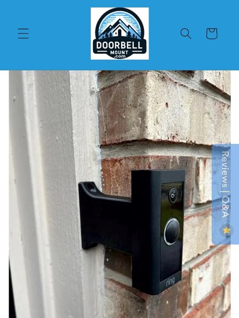 Ring Doorbell Mount Ideas, Brick Face, Roof Cleaning, Porch Posts, Easter Craft Decorations, Ring Doorbell, Storm Door, Junction Boxes, Napkin Folding