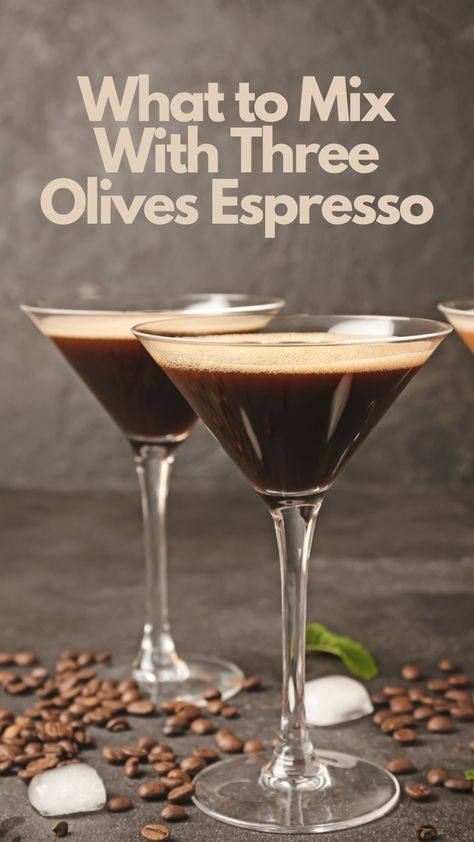 What to Mix With Three Olives Espresso Three Olives Espresso Martini, Flavored Vodka Drinks, Espresso Vodka, Vanilla Liqueur, Best Drinks, Vodka Recipes, Vodka Drinks, Flavored Vodka, Espresso Martini