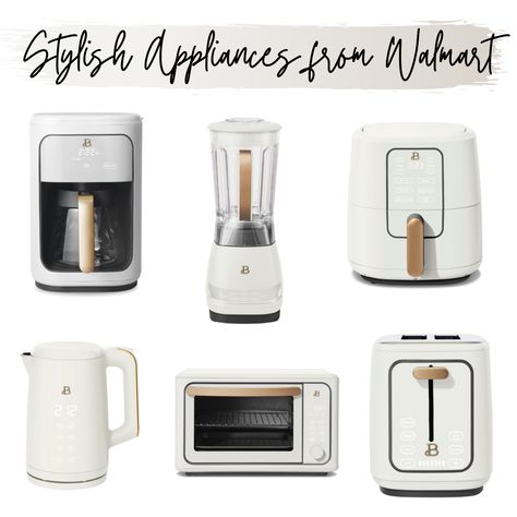 Air Fryer In Kitchen Decor, Drew Barrymore Air Fryer, White Air Fryer, Sage Green And Black, Garage Studio, Diy Kitchen Remodel, Crate Furniture, Color Crema, Gold Kitchen