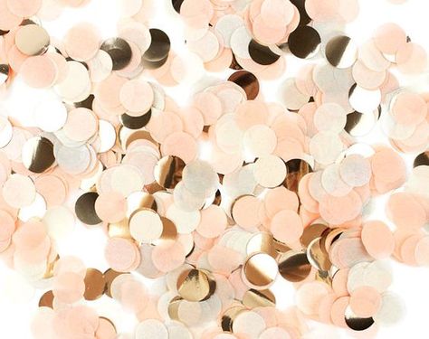 Let's Celebrate! Custom Confetti, Rose Gold Confetti, Paper Confetti, Rose Gold Party, Metallic Rose Gold, Silvester Party, Tassel Garland, Wedding Confetti, Gold Confetti