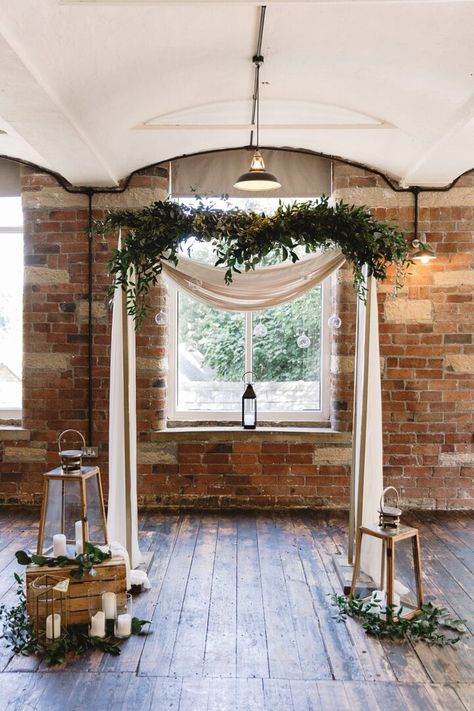 Flower arch wedding