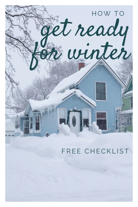 Winter Storm Prep, Winter Storm Preparedness, Cold Weather Hacks, Winter Preparedness, Cozy Winter Home, Winter Checklist, Preparing For Winter, Storm Prep, Winter Survival