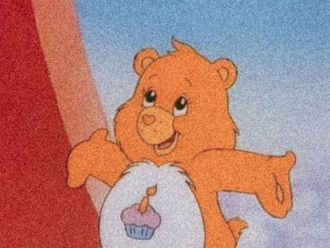 Care Bears Icons, Aesthetic Cartoon Pfp, Cartoon Pfp, Aesthetic Cartoon, Care Bears, Bears, Instagram Photos, Orange, Instagram