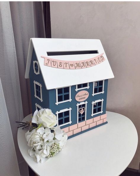 Wedding Card Box House , Boho Wedding Post Box, Wedding Money Box, Rustic Wedding Decor, Custom Wedding Card Box Wedding Money Box Ideas, Wood Wedding Card Box, Custom Card Box, Personalized Wedding Card Box, Wedding Post Box, Money Box Wedding, Box House, Wedding Post, Wedding Card Box