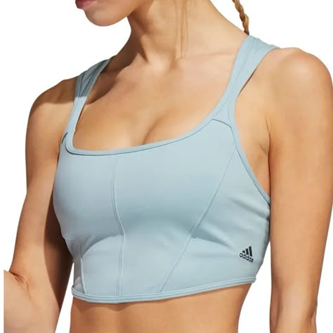 Brand New With Tags. No Flaws Or Wear. Color: Magic Grey Comes With Pad Inserts. See Pics For Measurements. Long Line Bra, Adidas Sports Bra, Sports Wear Women, Gray Sports Bra, Printed Sports Bra, Longline Bra, Pink Sports Bra, Black Sports Bra, Sporty Outfits