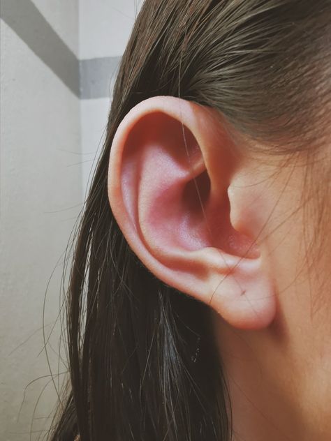 My ear Ear Profile Reference, Ear References Photo, Ears Reference Photography Angles, Human Ear Reference, Ear References Photography, Ear Study Reference, Ear Close Up, Ear References Front View, Big Ears Aesthetic