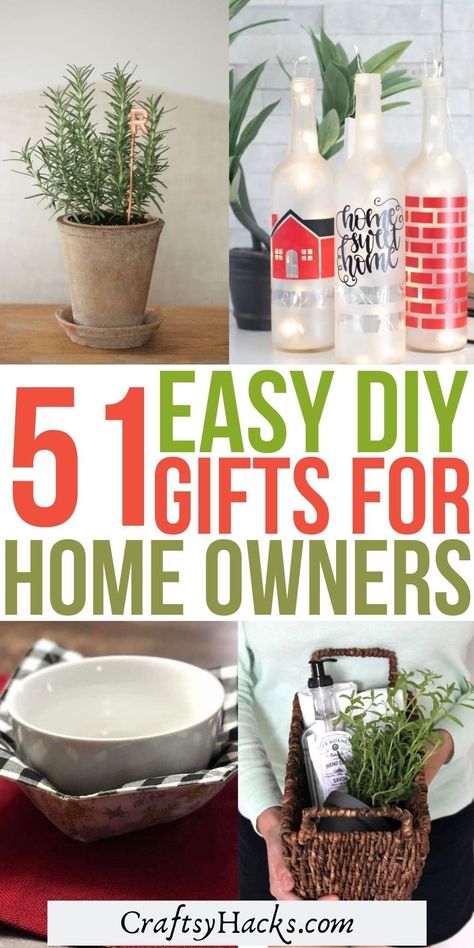 Dollar Store House Warming Gift Ideas, Thank You Gift Basket Ideas Families, Diy Home Warming Gifts, Diy First Home Gifts, Unique Housewarming Gifts Garden, New House Present Ideas, House Warming Plants Housewarming Gifts, Last Minute Housewarming Gift Ideas, Easy House Warming Gift Ideas