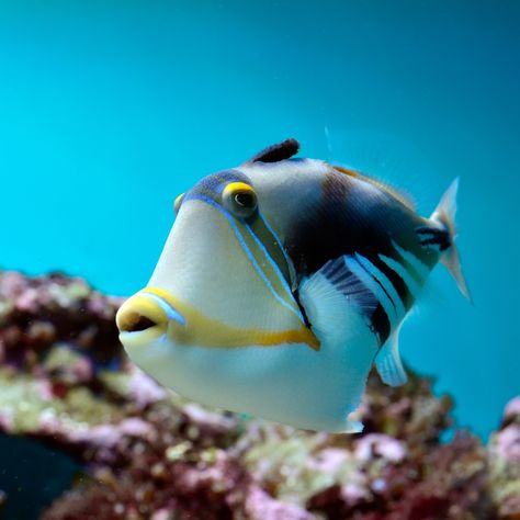 Vibrant Colored Trigger Fish Hawaii's fish, humuhumunukunukuapua'a 'the fish with the pig-like nose' Trigger Fish, Kauai Vacation, Salt Water Fish, Life Aquatic, Saltwater Tank, Water Me, Colorful Fish, Ocean Creatures, Marine Animals