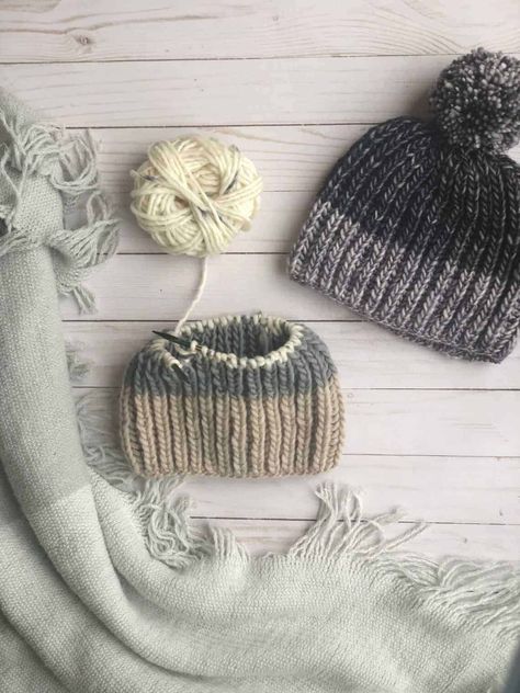 Fisherman's Rib, Easy Knit Hat, Beanie Knitting Patterns Free, Knit Headband Pattern, Hat Patterns Free, Knitting Patterns Free Hats, Hat Knitting Pattern, Crochet Knit Hat, Rib Stitch