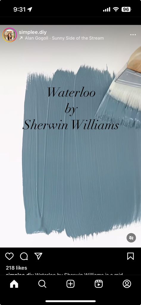 Groundwater Sherwin Williams, Historical Blue Paint Colors, Sherwin Williams Slate Blue, Blue Paint Nursery, Smokey Blue Paint Color, Sherwin Williams Powder Blue, Williamsburg Blue Benjamin Moore, Underseas Sherwin Williams, Sherwin Williams Blues