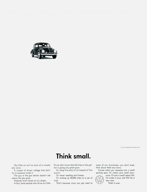 Copy Ads, Clever Advertising, Publicidad Creativa, Graphic Ideas, Think Small, Great Ads, Plakat Design, Design Editorial, Best Ads