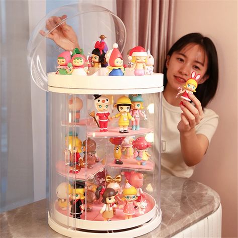 Model Display, Toy Shelves, Art Toys Design, Miniature Display, Diy Display, Bedroom Decor For Teen Girls, Candy Gift Box, Acrylic Display Case, Kawaii Toys