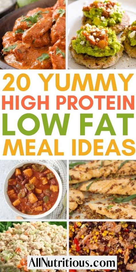 Low Fat Meals For Gallbladder Removal, Low Fat Air Fryer Recipes, High Protein Low Fat Recipes, Low Fat Diet Recipes, Fat Free Recipes, Gallbladder Diet, Low Fat Dinner, Best Diet Foods, Protein Meals