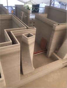 World's 1st 3D Printed Hotel is Constructed in the Philippines - Thousands of Homes are Next! http://3dprint.com/94558/3d-printed-hotel-lewis-grand/ Hotel Plans, 3d Printed Building, 3d Printed House, Printed Concrete, 3d Printing Architecture, Drukarka 3d, 3d Printing Art, 3d Printing Diy, Additive Manufacturing