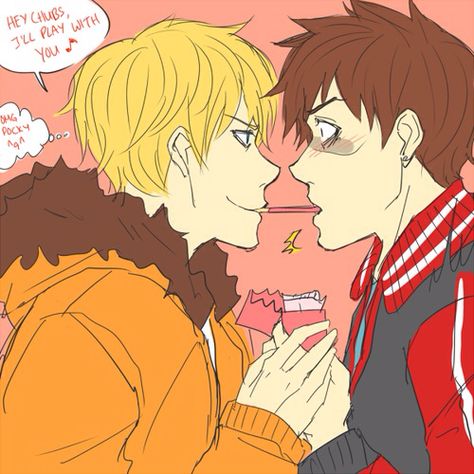 Kenny/Clyde Kenny X Clyde, Clyde X Kenny, South Park Clyde, Kenny South Park, South Park Funny, Ship Art, South Park, Anime Fanart, Cute Drawings