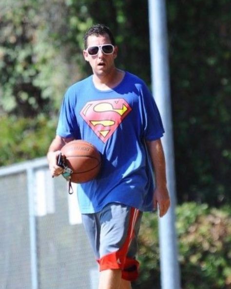 Adam Sandler Drew Barrymore, Adam Sanders, Spirit Week Outfits, Superman Shirt, Iconic Outfits, Adam Sandler, Spirit Week, Fire Fits, Fit Board Workouts