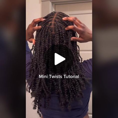 Parting For Mini Twists, How To Do Mini Twists With Extensions, Mini Twists With Human Hair Extensions, Styling Mini Twists With Extensions, Mini Twists Parting, Mini Twists With Extensions Tutorial, Tender Micro Twist, Mini Twist Extensions, Extension Twists