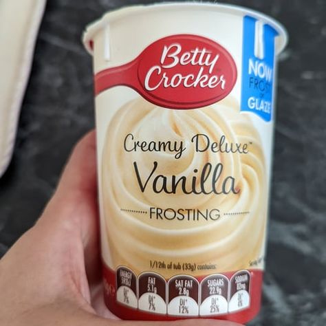 Betty Crocker Vanilla frosting Reviews | abillion Betty Crocker Buttercream Frosting, Vanilla Frosting, Betty Crocker, Frosting, Plant Based, Vanilla