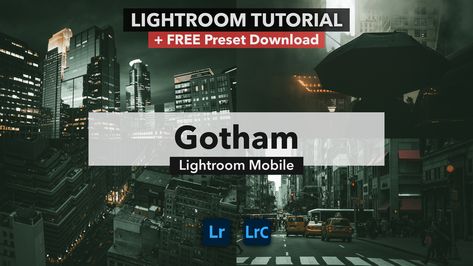 Taking inspiration from the moody atmosphere depicted in Gotham City! This preset is a moody urban style with deep green color grading. Get the haunting cinematic city look from the DC universe, made famous by Batman, Robin and Joker! This is also perfect for moody, spooky night phots.#LIGHTROOM #lightroomfilter #lightroompreset #lightroomfree #freepresets #lightroomtutorials #lightroomedits #freedng Urban City Aesthetic, Batman Batarang, Moody Atmosphere, Cinematic Film, Preset Download, Photography Men, Phone Photo, Lightroom Editing Tutorials, Rain Photo