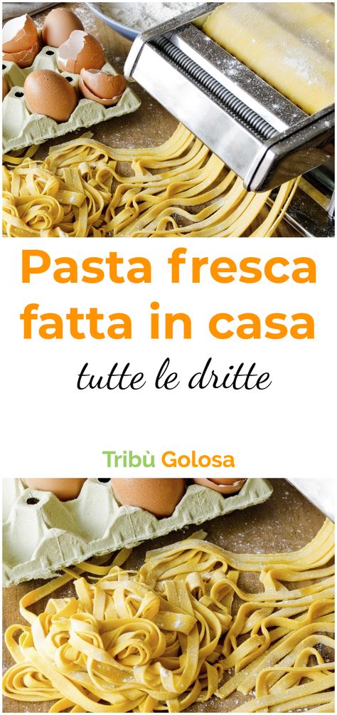 Avete mangiato un piatto di #tagliatelle al #ragù preparate con la #pasta fatta in casa, e l'idea di farle con le vostre mani vi tenta, ma temete sia troppo difficile? In effetti, se non avete molta esperienza con la pasta fresca potreste trovarne difficile la stesura: rischierete che la #sfoglia si spezzi. Vi daremo dei consigli preziosi per non sbagliare la vostra #sfogliaalluovo, e preparare una #lasagna a regola d'arte.  #tribugolosa #gourmettribe #golosiditalia #cucina Pasta Fresca Fatta In Casa, Pasta Fresca Recipe, Pasta Tagliatelle, Tagliatelle Bolognese, Pasta Lasagna, Pasta Shop, Tagliatelle Pasta, Pasta Art, Lasagna Pasta