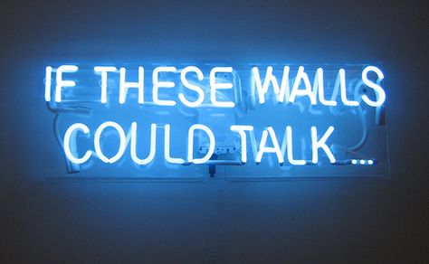 Hopeless Fountain Kingdom, Walls Could Talk, Signs Quotes, Neon Quotes, Neon Words, Light Quotes, Neon Nights, Artwork Gifts, Blue Neon