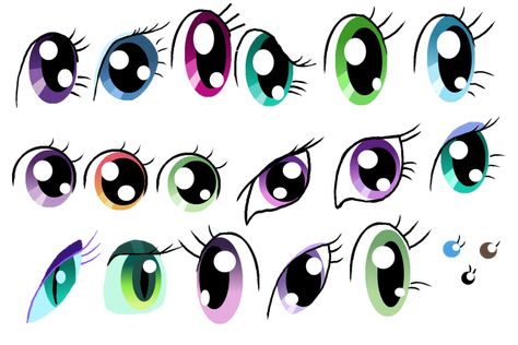 Bigger and better than before! Sorry Luna's and Rarity's eyes look odd, I can't draw them well. Top (left to right): Twilight Sparkle, Rarity, Rainbow Dash, Fluttershy, Applejack, Pinkie Pie. Middl... Eye Template, Mlp Eyes, I Can't Draw, Mlp Base, Pony Birthday, My Lil Pony, Pony Party, My Little Pony Drawing, My Little Pony Characters