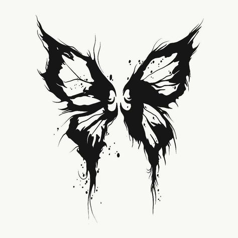 Tattoos Simplistic, Tattoos Creative, Black And White Butterfly, Tato Henna, Flame Tattoos, Muster Tattoos, Tattoo Art Drawings, Dream Tattoos, 문신 디자인