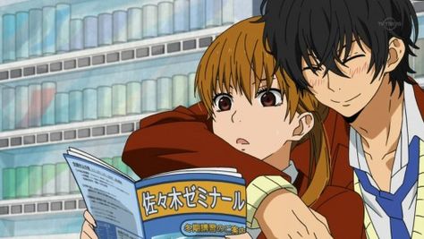 Tonari no Kaibutsu-kun High School Romance Anime, Shizuku Mizutani, Futaba Y Kou, Anime Bebe, High School Romance, Blue Springs Ride, Best Romance Anime, Ao Haru, My Little Monster