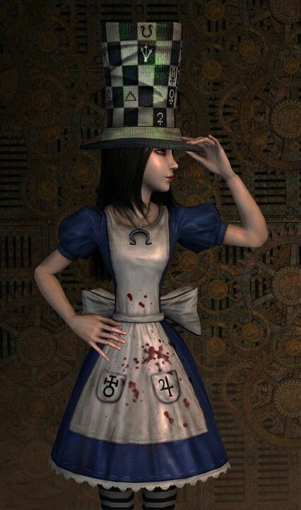 Insane hatter American Mcgee’s Alice, Alice In Wonderland Artwork, Dark Alice In Wonderland, Go Ask Alice, Alice Costume, Wonderland Artwork, Alice In Wonderland Aesthetic, Alice Liddell, Alice Madness Returns