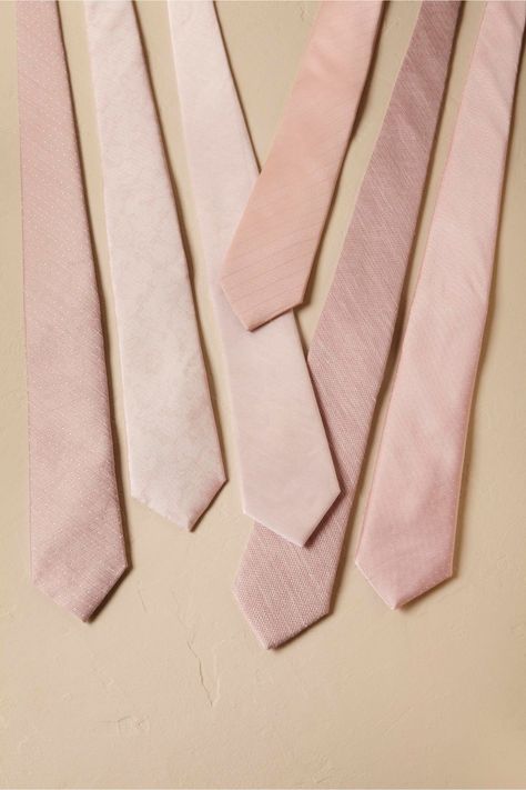 Blush Tie, Champagne Collection, Groom Style Wedding, Blush Collection, Chic Vintage Brides, Groomsmen Ties, Wedding Dress Champagne, Blush Bridesmaid Dresses, Anthropologie Wedding