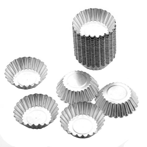 Tosnail 50pcs Egg Tart Aluminum Cupcake Cake Cookie Mold Tin Baking Tool Baking Cups >>> You can find more details at : Baking Accessories Kue Pie, Mini Pie Pans, Mini Tart Pans, Medical Animation, Pie Tin, Tart Molds, Cupcake Mold, Mini Tart, Cake Cookie