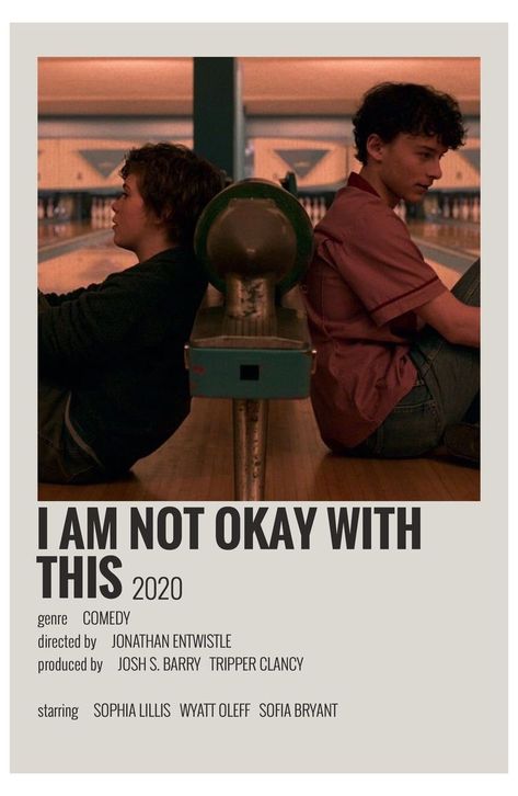 i am not okay with this minimalist movie post with sophia lillis and wyatt oleff Random Posters, Minimalist Polaroid Poster, Indie Movie Posters, Movie Wall, Iconic Movie Posters, Movie Card, Buku Harry Potter, Film Posters Minimalist, Film Poster Design