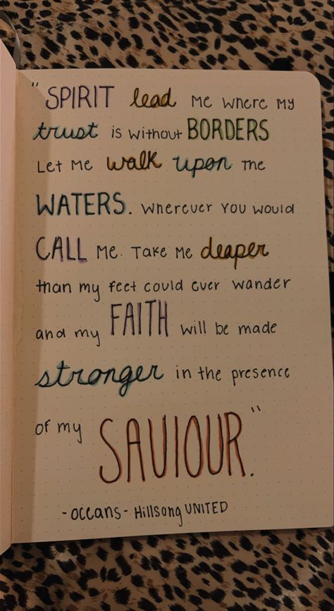 Song Lyric Journal Ideas, Christian Scrapbooking Ideas, Cute Christian Journaling Ideas, Things To Write In A Christian Journal, Christian Journal Page Ideas, Bible Song Lyrics, Worship Journal Ideas, Christian Journal Ideas Aesthetic, Music Lyrics Journal Ideas