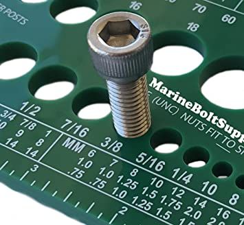 Marine Bolt Supply Nut, Bolt & Screw Gauge (Standard & Metric) (Coarse & Fine) Diameter, Length & Thread Pitch (Green): Amazon.com: Tools & Home Improvement Screw Gauge, Metal Fabrication Tools, Hobby Tools, Fabrication Tools, Engineering Tools, Nut Bolt, Electrical Projects, Screws And Bolts, Construction Tools