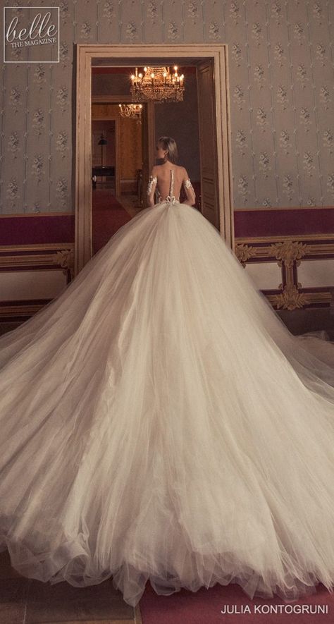 Julia Kontogruni Couture 2019 Wedding Dresses Julia Kontogruni, Dresses Cinderella, Wedding Dresses Off The Shoulder, Brides Dresses, Wedding Evening Gown, Romantic Wedding Dress, Wedding Dress Gallery, Wedding Dresses Cinderella, Lace Ball Gowns