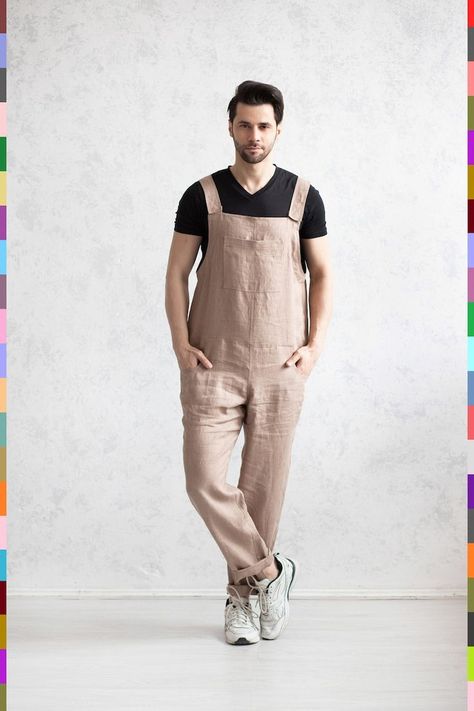 Linen Men Jumpsuit. Linen Men Romper. Men's Jumper. Linen Man Playsuit. Men Overalls. Men's Jumpsuits. Boy Jumpsuits. Teen Jumpsuits. Men's Overalls. Men's Romper. Men's Jumpers. Men's Rompers. Men Linen Romper. #LinenMenJumpsuit #LinenMenRomper #Men'sJumper #LinenManPlaysuit #MenOveralls #Men'sJumpsuits #BoyJumpsuits #TeenJumpsuits #Men'sOveralls #Men'sRomper #Men'sJumpers #Men'sRompers #MenLinenRomper Jumpsuit Linen, Romper Men, Natural Linen Dress, Men Jumpsuit, Mens Overalls, Linen Men, Jumpsuit Men, Linen Jumpsuit, Activewear Sets