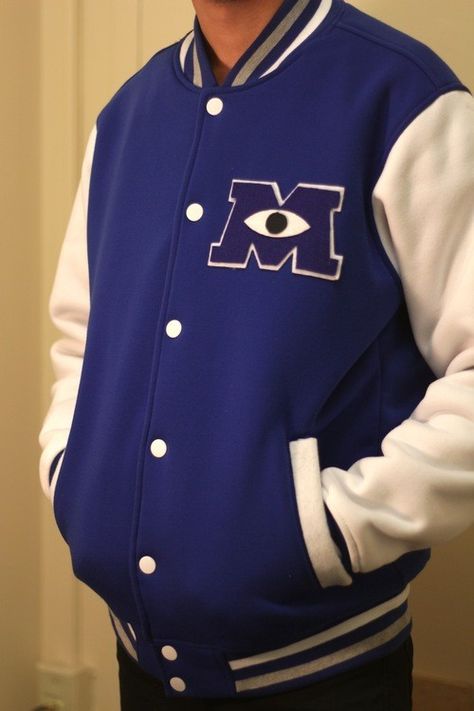 Letterman Jacket Outfit, Boo Monsters Inc, Boys Ootd, Technology And Human, University Jacket, Dapper Dress, Blonde Halloween Costumes, Disney Themed Outfits, University Outfit