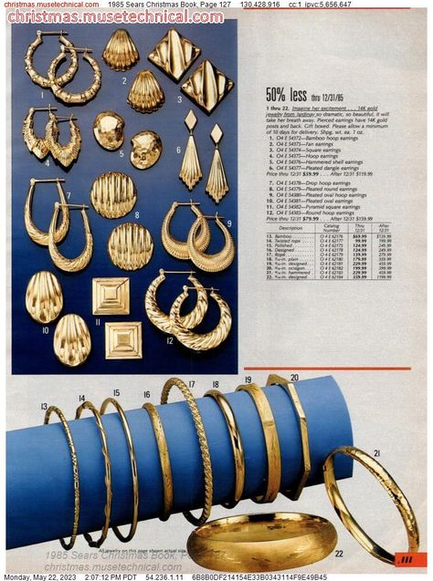 1985 Sears Christmas Book, Page 127 - Catalogs & Wishbooks 1980s Accessories, Sears Christmas Catalog, Antique Vanity Set, Vintage Guide, 1970s Jewelry, 80s Jewelry, 1980s Jewelry, Fashion 1980s, Crochet Placemat Patterns