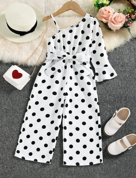 Jumpsuit Outfit For Kids, Kids Dresses Designs, African Kids Clothes, Lace Dress Classy, Kids Blouse Designs, Jumpsuit For Kids, Belted Jumpsuit