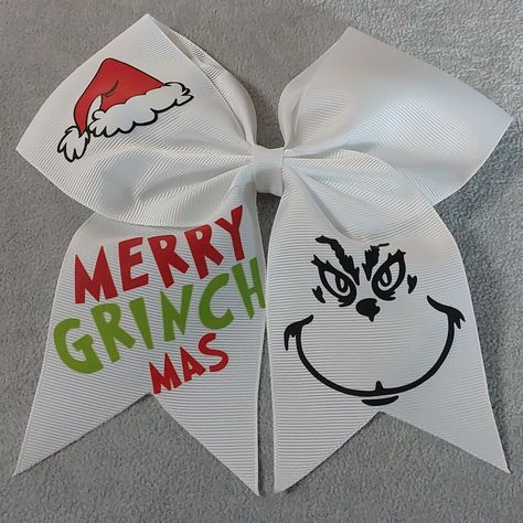 New Without Tags. 6 Inch Hairbow Grinch Bows Hair, English Conversation Learning, English Conversation, Bow Ideas, Cricut Christmas, Christmas Bow, Handcrafted Accessories, Kids Hair Accessories, Source Unknown