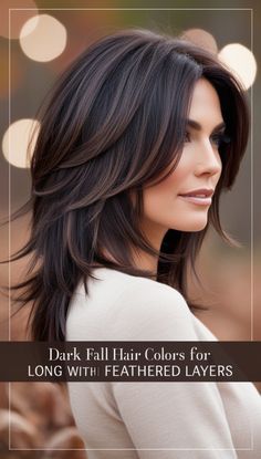 Brunette Hair Ideas Fall, Brunette With Dark Blonde Highlights, Hair Color Ideas For Brunettes Cool Tone, Fall 2024 Hairstyle Trends, Cool Toned Fall Hair, Multi Dimensional Brunette Dark, Fall Brunette Hair Color Pale Skin, 2024 Brunette Hair Trends Fall, Brown Hair Color With Lowlights