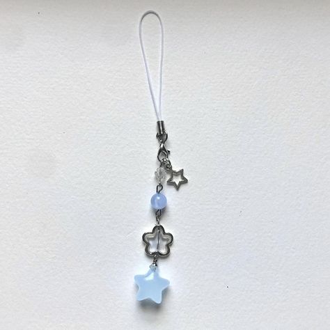 💫 phone charm • blue star phone charm • 5.5 inches... - Depop Phone Keychain Blue, Blue Phone Charms Aesthetic, Y2k Phone Charm, Phone Charms Diy, Phone Charm Ideas, Diy Phone Charms, Phone Charm Aesthetic, Blue Phone Charm, Phone Charms Aesthetic