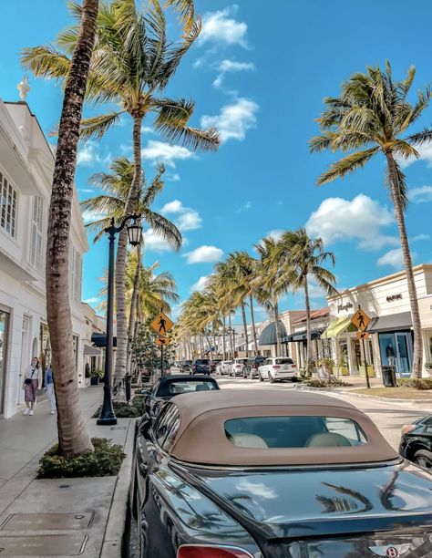 Often referred to as the Rodeo Drive of South Florida, Worth Avenue is the place to see and be seen. With some 250 shops ranging from designer labels to local high-end boutiques, this four-block stretch runs from Lake Worth to the Atlantic Ocean, so you can tackle your shopping and beach lounging in the same day. Realistically, though, dedicate an entire day here for eating and shopping on repeat. #hotelsabovepar #hap #destinationguides #palmbeach #florida #palmbeachflorida #worthavenue Worth Avenue Palm Beach, Palm Beach Island, Florida Images, Florida Pictures, Mediterranean Revival, Intracoastal Waterway, Beach Lounge, Palm Beach Florida, Florida Usa