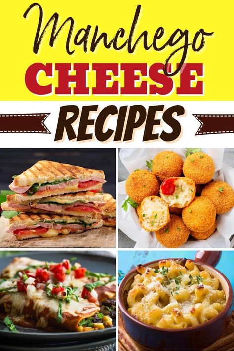 Expand your culinary horizons with these mouthwatering manchego cheese recipes! From enchiladas to Spanish carbonara, these dishes will surely make you drool. Pollo Manchego Recipe, Recipes With Manchego Cheese, Manchego Cheese Recipes, Manchego Recipes, Spanish Cheese, Hispanic Recipes, Chef Club, Queso Manchego, 2024 Recipes