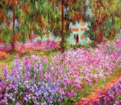 Claude Monet Most Famous Paintings - 22 Iconic Artworks! – ATX Fine Arts Monet Iris, Claude Monet Paintings, Claude Monet Art, Most Famous Paintings, Monet Art, Monet Paintings, Pierre Auguste Renoir, Oil Painting Flowers, Flower Oil